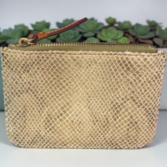 Dooney & Bourke Python Snake Print Coin Purse #12 - Picture 2 of 3